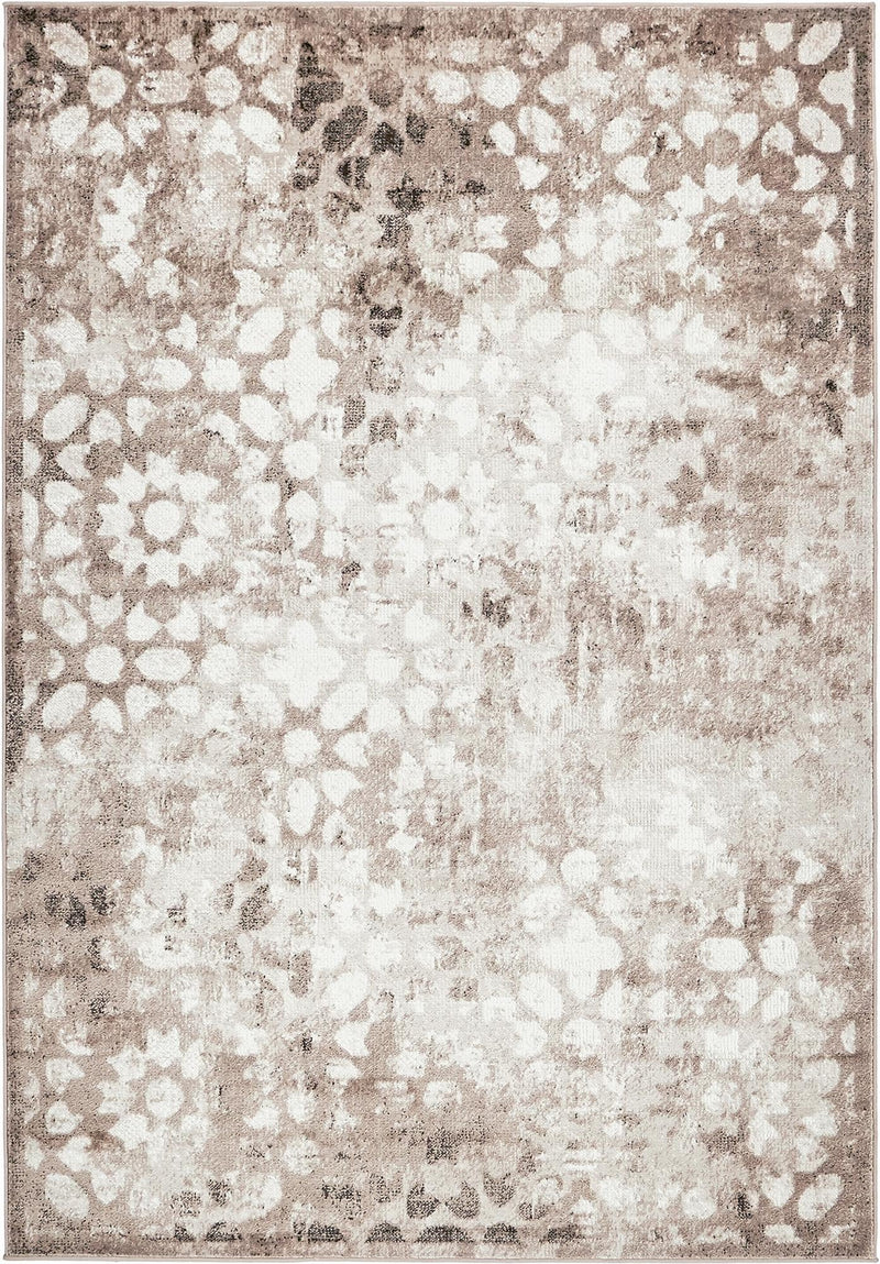 Riviera Elegance Collection Area Rug - Vence Rectangle Brown lifestyle 3