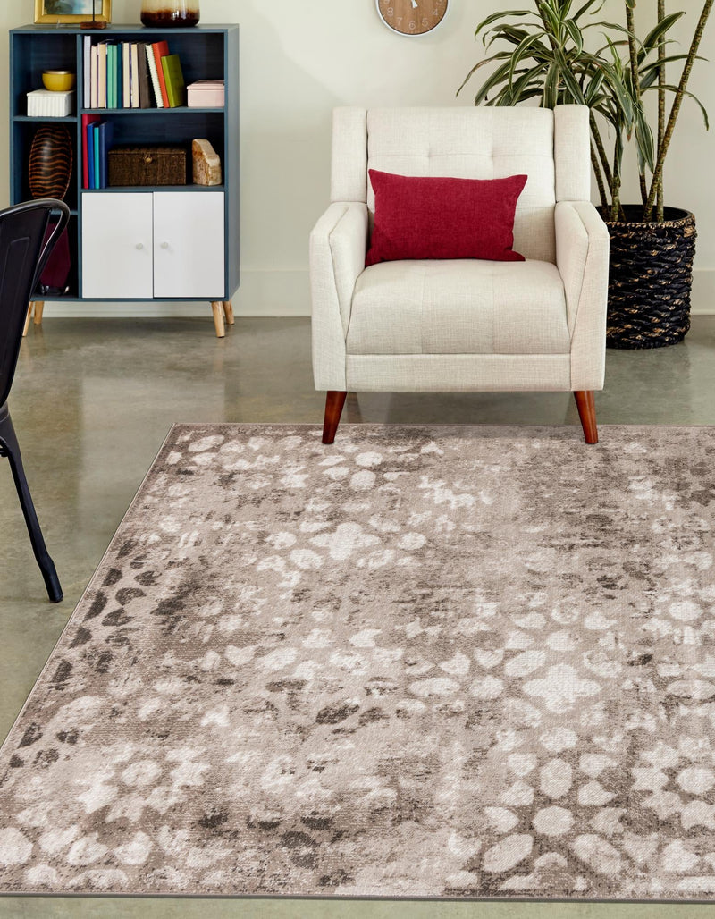 Riviera Elegance Collection Area Rug - Vence Rectangle Brown lifestyle 3