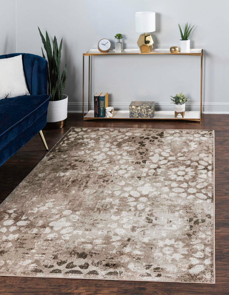 Riviera Elegance Collection Area Rug - Vence Rectangle Brown lifestyle 15
