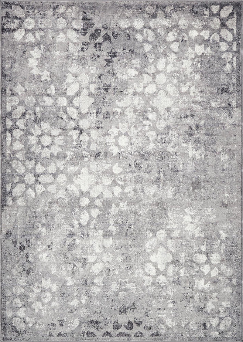 Riviera Elegance Collection Area Rug - Vence Rectangle Dark Gray Main