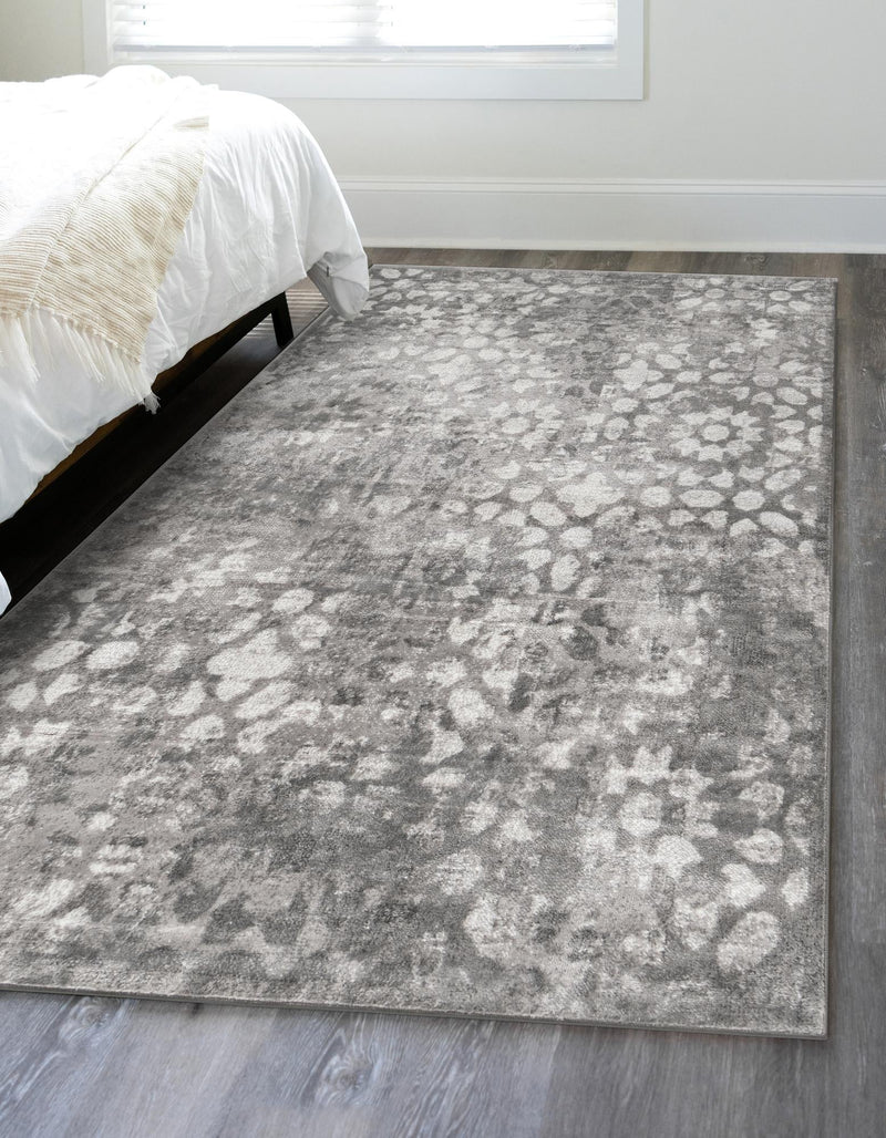 Riviera Elegance Collection Area Rug - Vence Rectangle Dark Gray lifestyle 0
