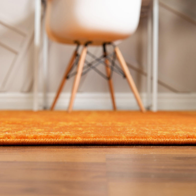 Riviera Elegance Collection Area Rug - Antibes (Orange) Runner Orange lifestyle 20