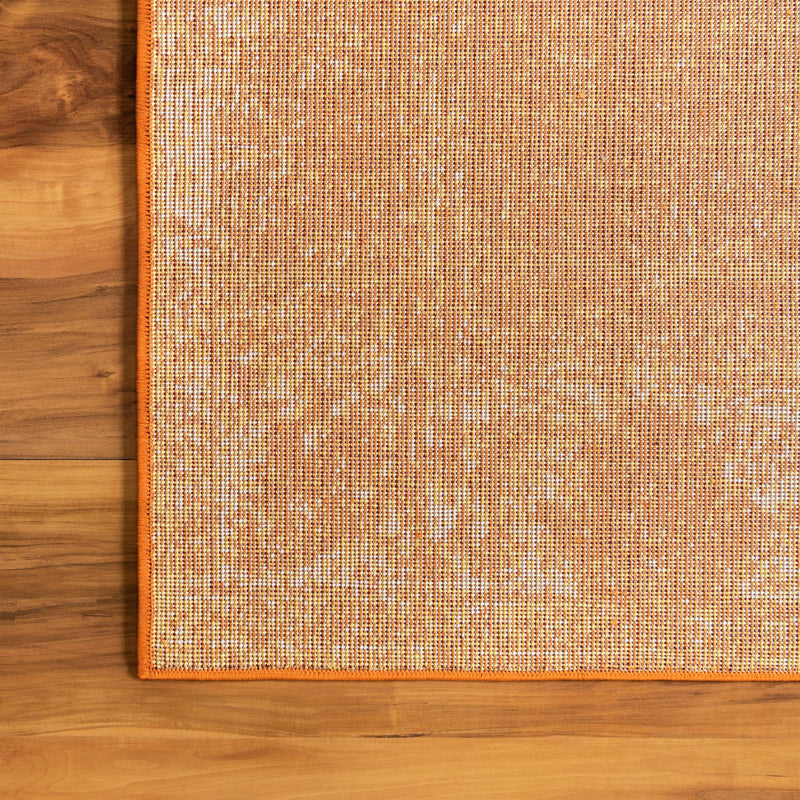 Riviera Elegance Collection Area Rug - Antibes (Orange) Runner Orange lifestyle 24