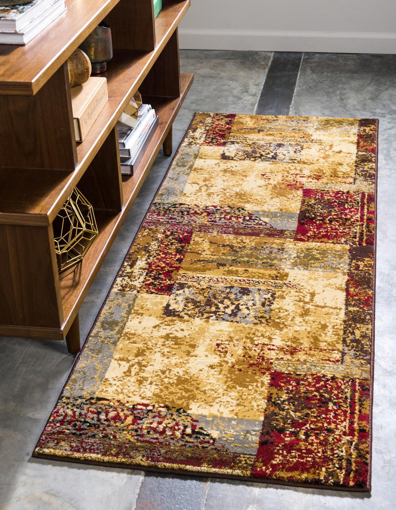Bistro Lounge Collection Area Rug - Latte Runner Beige lifestyle 13