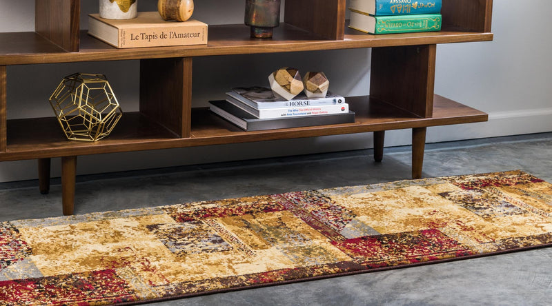 Bistro Lounge Collection Area Rug - Latte Runner Beige lifestyle 15