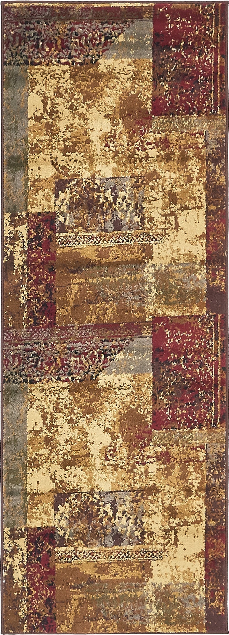 Bistro Lounge Collection Area Rug - Latte Runner Beige lifestyle 11