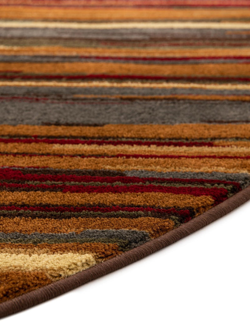 Bistro Lounge Collection Area Rug - Americano Round Beige lifestyle 45