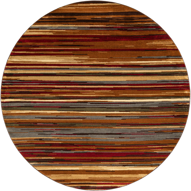 Bistro Lounge Collection Area Rug - Americano Round Beige lifestyle 21