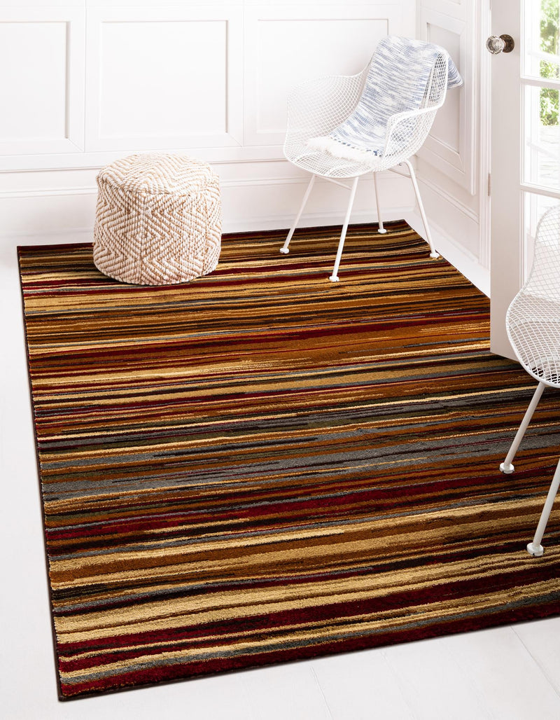 Bistro Lounge Collection Area Rug - Americano Rectangle Beige lifestyle 2