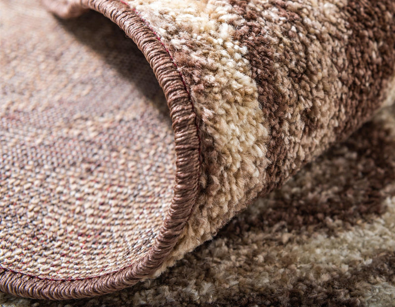 Autumn Meadow Collection Area Rug - Copperleaf Round Tan lifestyle 7