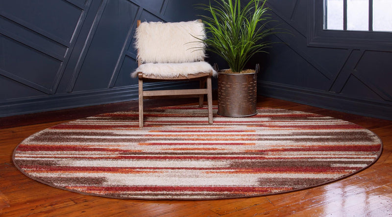 Autumn Meadow Collection Area Rug - Duskridge Round Multi lifestyle 31