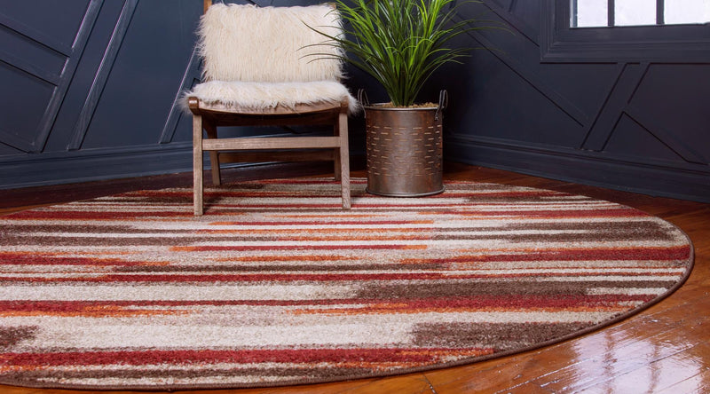Autumn Meadow Collection Area Rug - Duskridge Round Multi lifestyle 34
