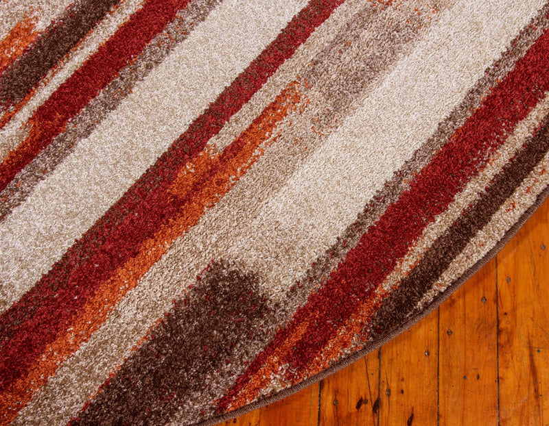 Autumn Meadow Collection Area Rug - Duskridge Round Multi lifestyle 48