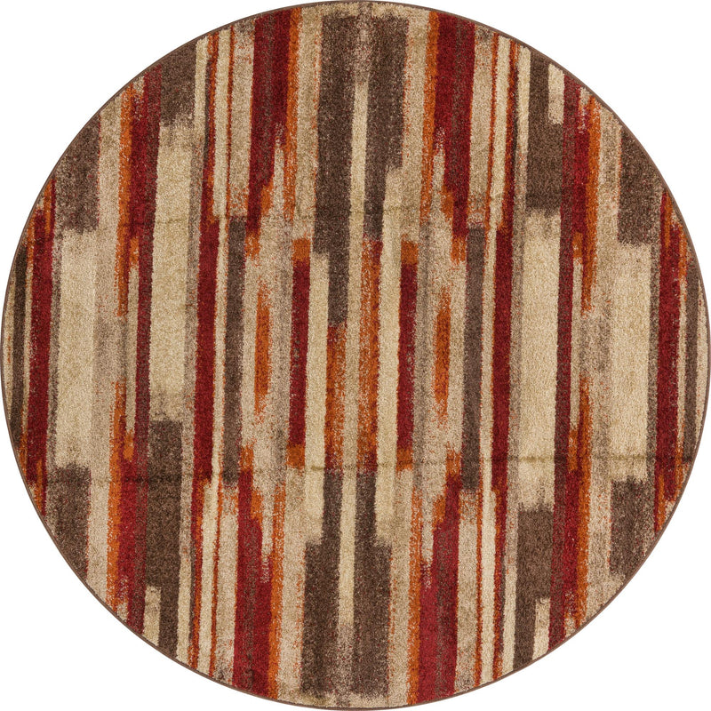 Autumn Meadow Collection Area Rug - Duskridge Round Multi lifestyle 23