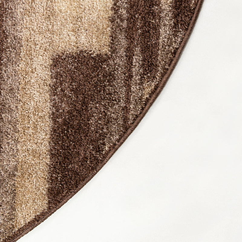 Autumn Meadow Collection Area Rug - Duskridge Round Brown lifestyle 46