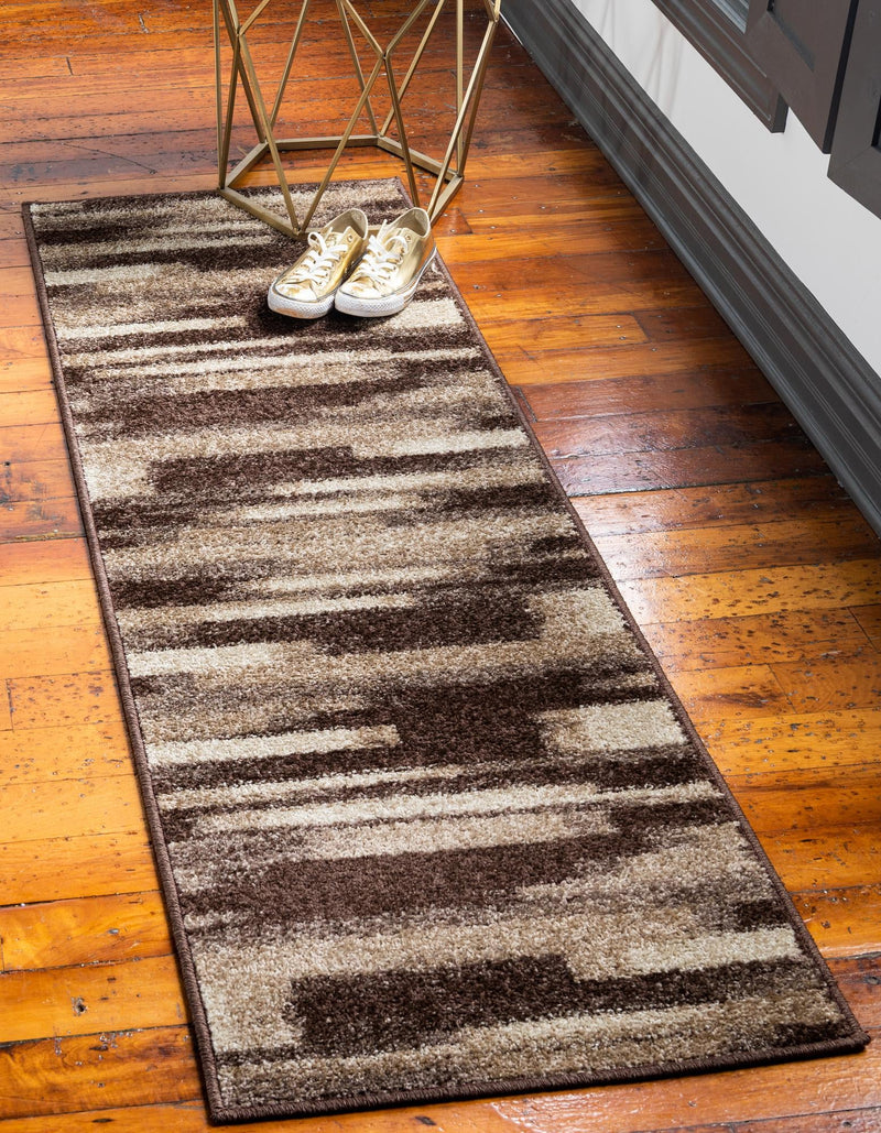 Autumn Meadow Collection Area Rug - Duskridge Runner Brown lifestyle 26