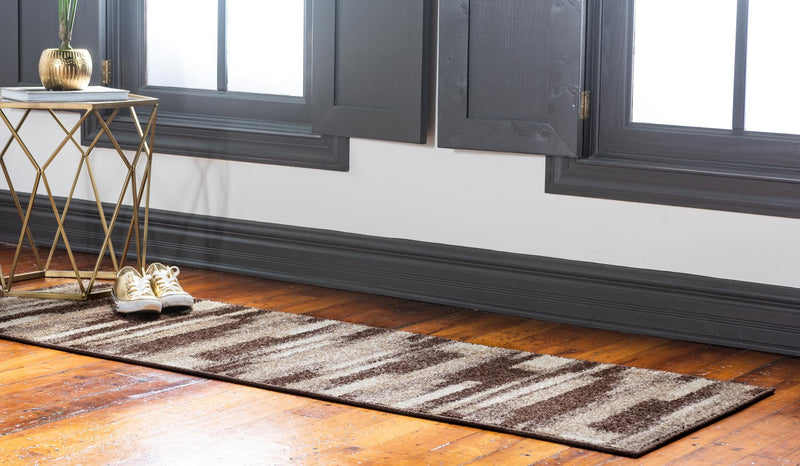 Autumn Meadow Collection Area Rug - Duskridge Runner Brown lifestyle 30