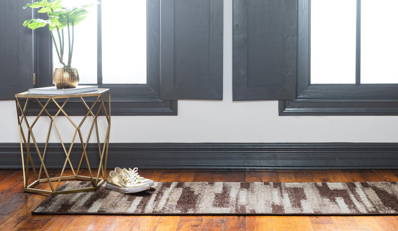 Autumn Meadow Collection Area Rug - Duskridge Runner Brown lifestyle 33