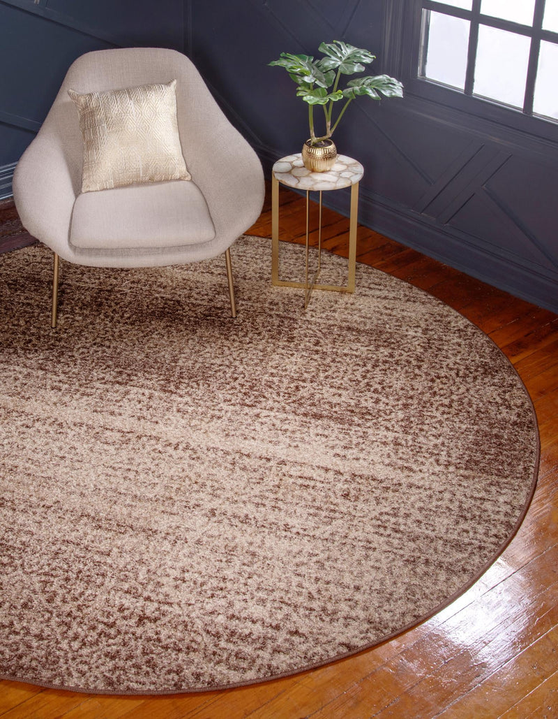 Autumn Meadow Collection Area Rug - Ironbark Round Beige lifestyle 37