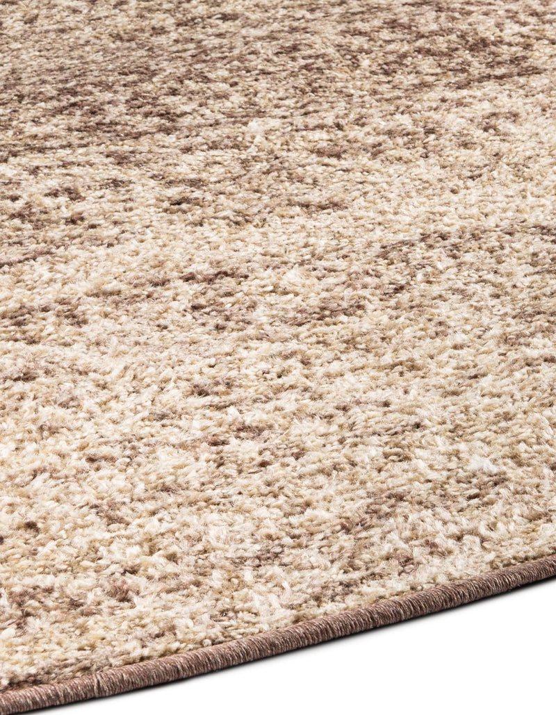 Autumn Meadow Collection Area Rug - Ironbark Round Beige lifestyle 47