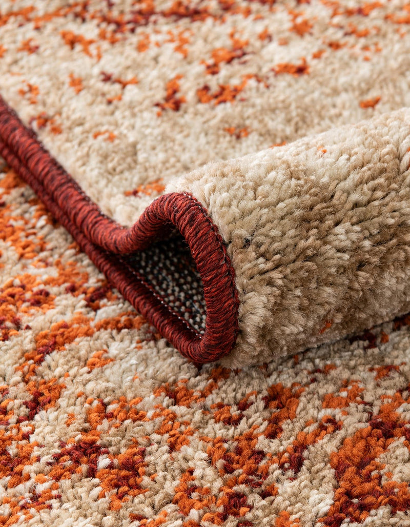 Autumn Meadow Collection Area Rug - Ironbark Rectangle Terracotta lifestyle 11