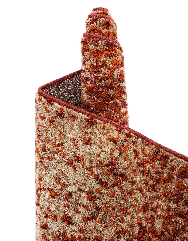 Autumn Meadow Collection Area Rug - Ironbark Rectangle Terracotta lifestyle 21