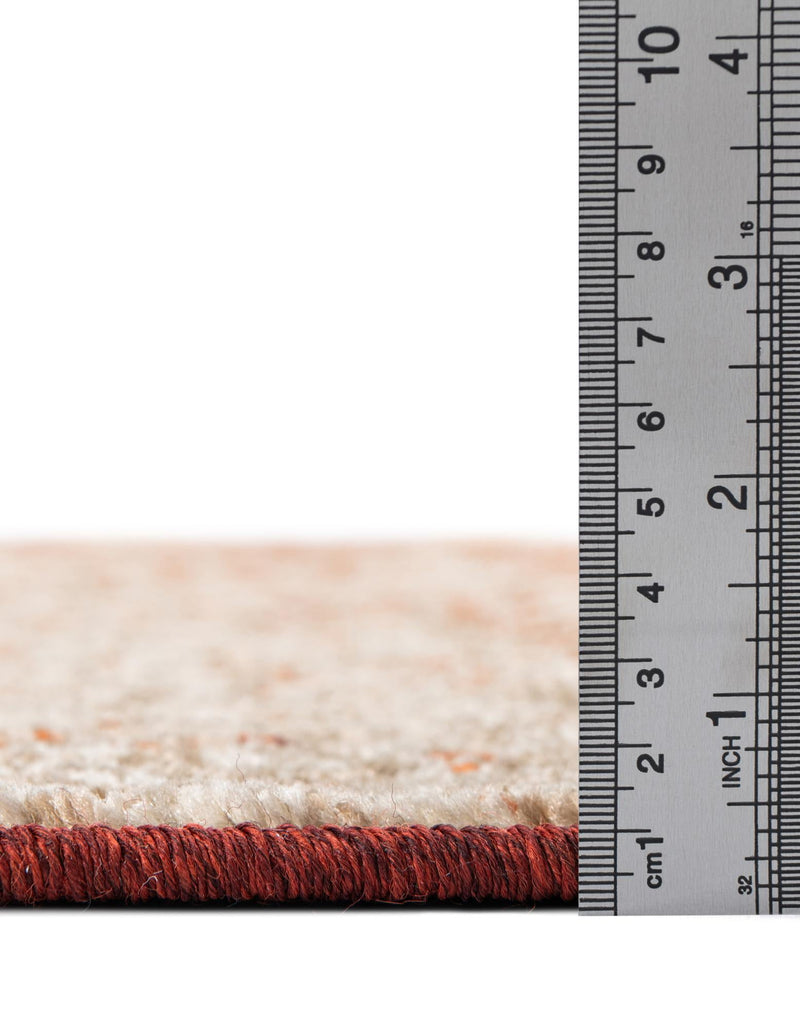 Autumn Meadow Collection Area Rug - Ironbark Round Terracotta lifestyle 38