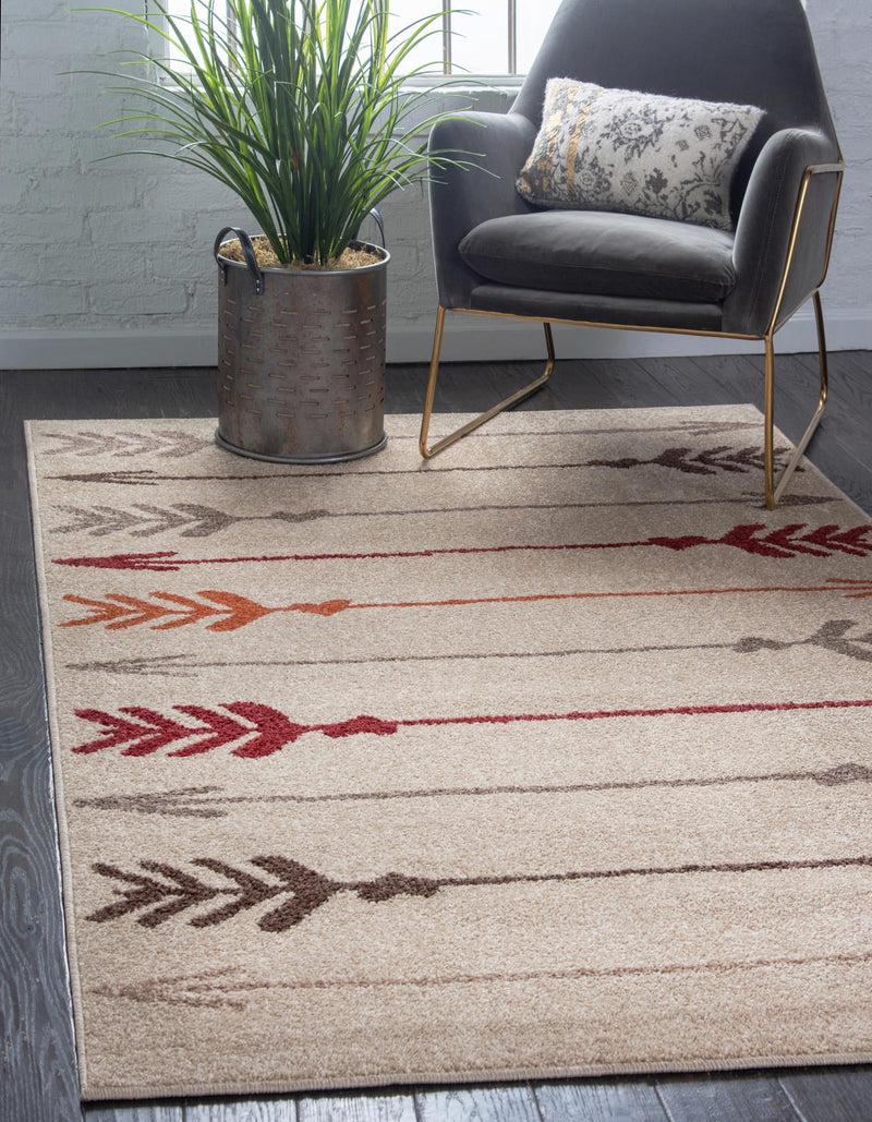 Autumn Meadow Collection Area Rug - Junipervale Rectangle Beige lifestyle 4