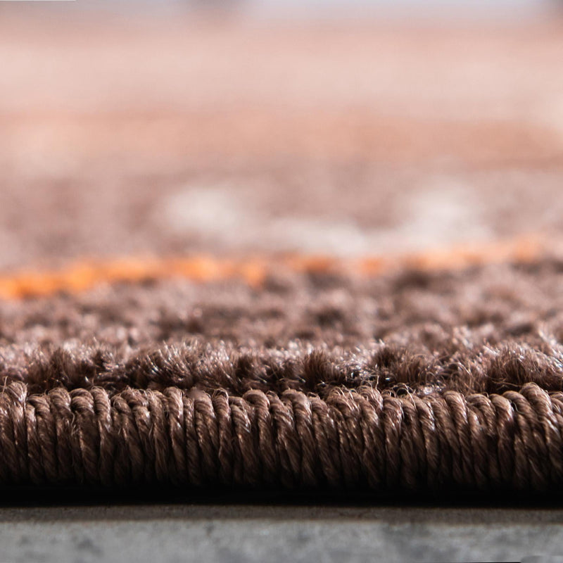 Autumn Meadow Collection Area Rug - Ferngrove Rectangle Brown lifestyle 13