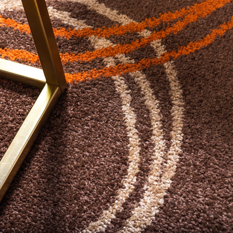Autumn Meadow Collection Area Rug - Ferngrove Rectangle Brown lifestyle 16