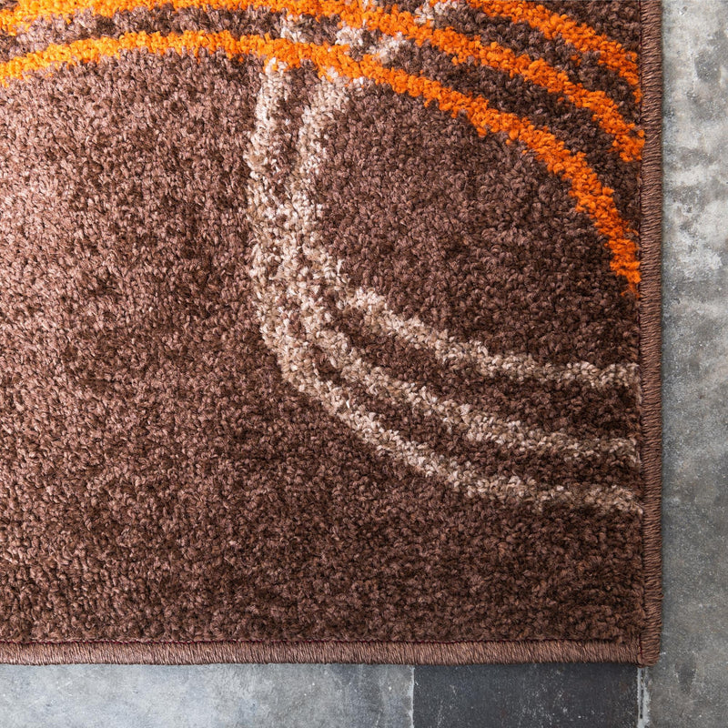 Autumn Meadow Collection Area Rug - Ferngrove Rectangle Brown lifestyle 25
