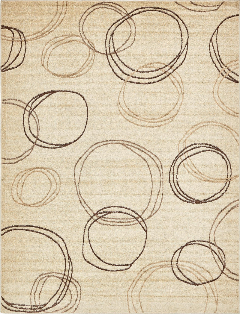 Autumn Meadow Collection Area Rug - Ferngrove Rectangle Beige lifestyle 4