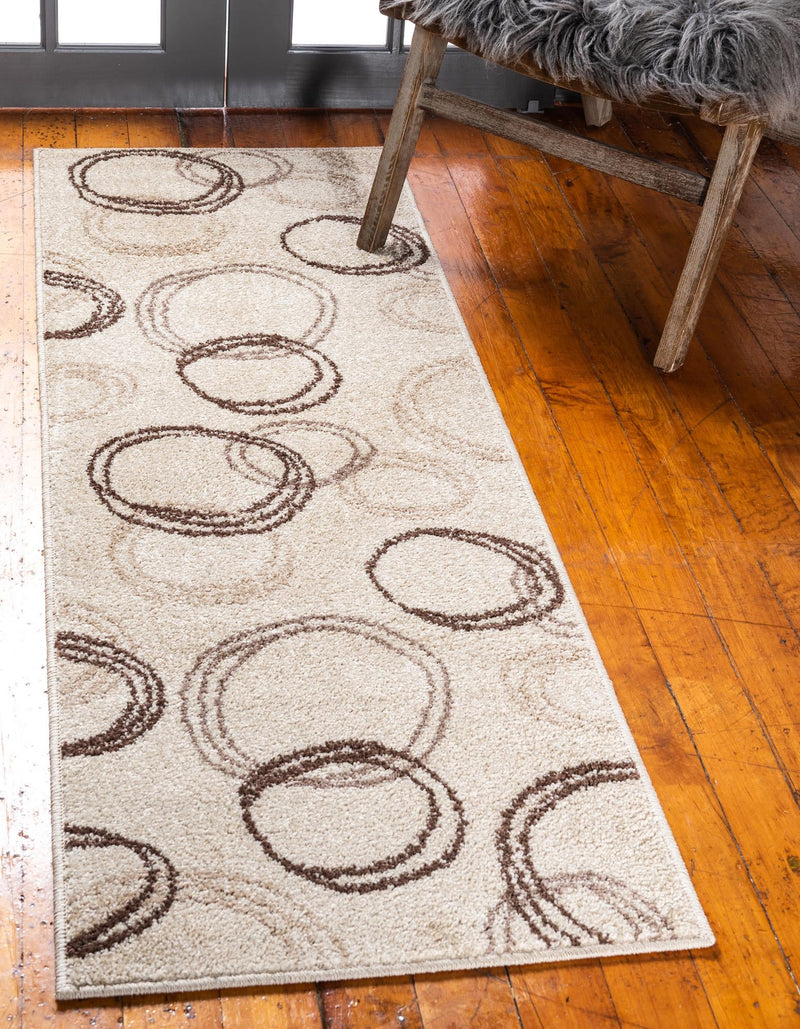 Autumn Meadow Collection Area Rug - Ferngrove Runner Beige lifestyle 35