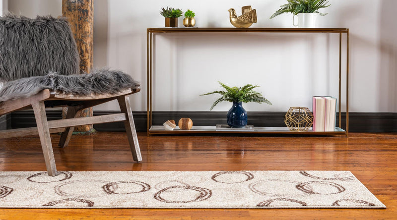 Autumn Meadow Collection Area Rug - Ferngrove Runner Beige lifestyle 41