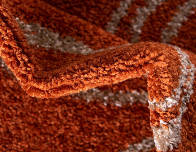 Autumn Meadow Collection Area Rug - Ferngrove Rectangle Terracotta lifestyle 24