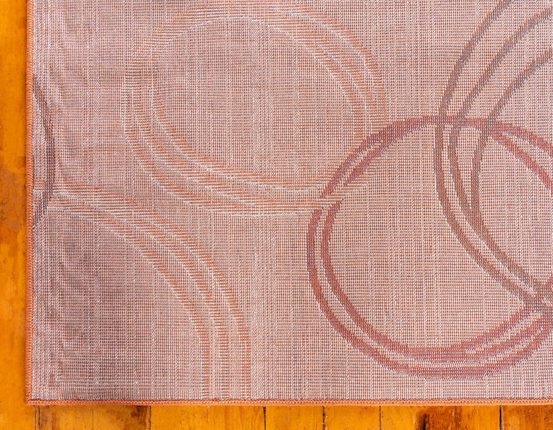 Autumn Meadow Collection Area Rug - Ferngrove Rectangle Terracotta lifestyle 30