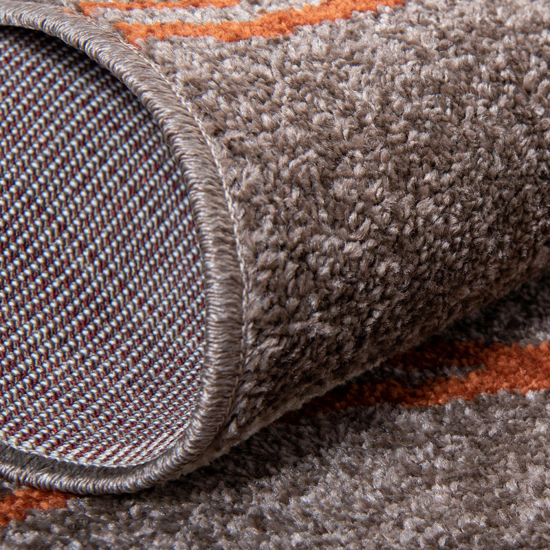Autumn Meadow Collection Area Rug - Ferngrove Rectangle Light Brown lifestyle 27