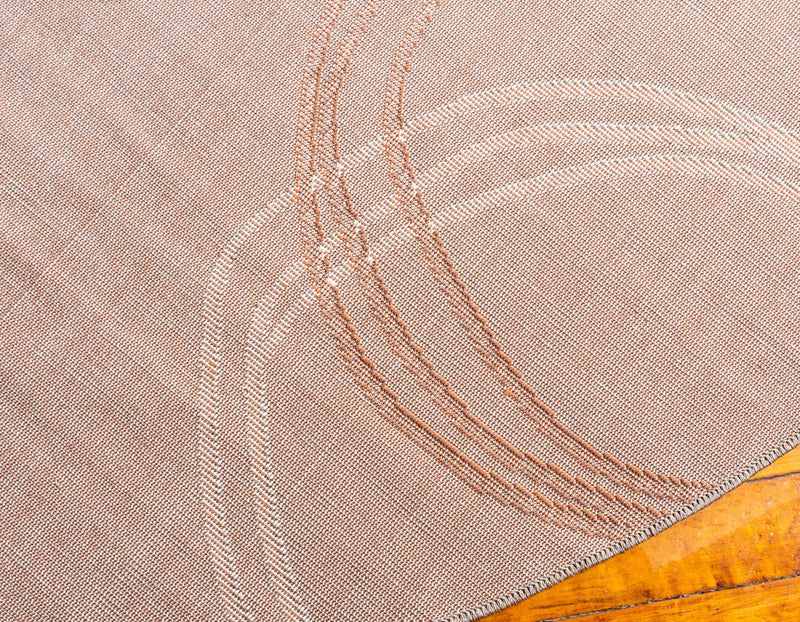 Autumn Meadow Collection Area Rug - Ferngrove Round Light Brown lifestyle 60