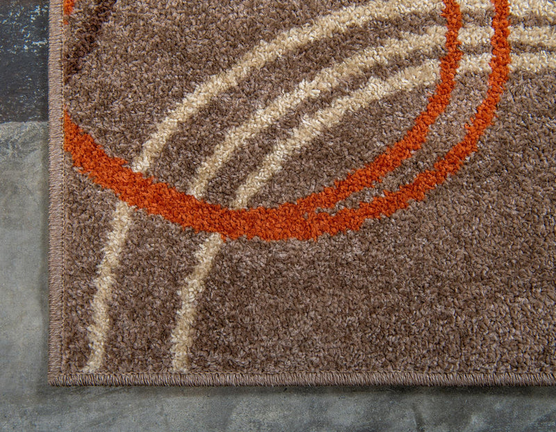 Autumn Meadow Collection Area Rug - Ferngrove Runner Light Brown lifestyle 84