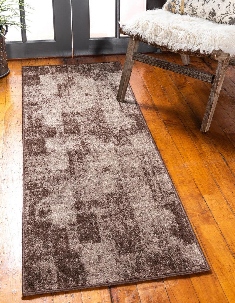 Autumn Meadow Collection Area Rug - Harvesthill Runner Brown lifestyle 24