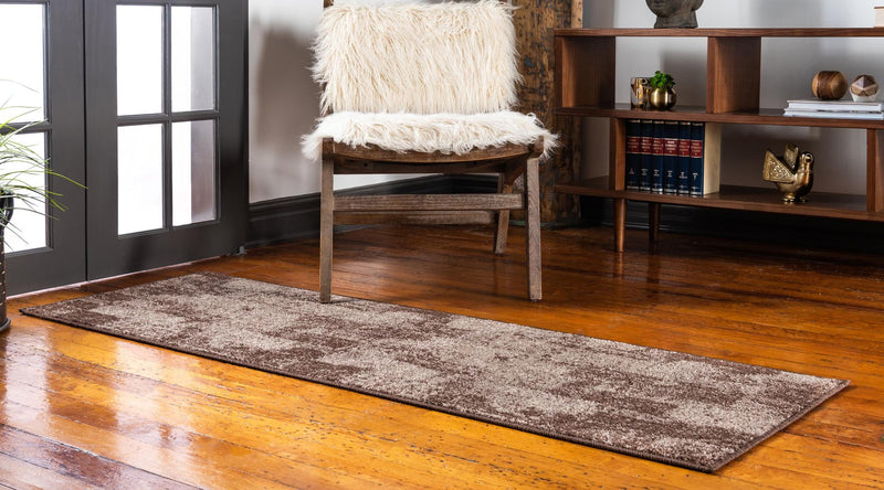 Autumn Meadow Collection Area Rug - Harvesthill Runner Brown lifestyle 27