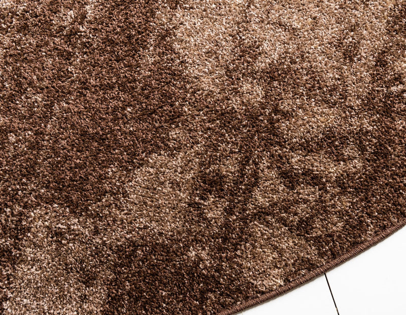 Autumn Meadow Collection Area Rug - Harvesthill Round Brown lifestyle 46
