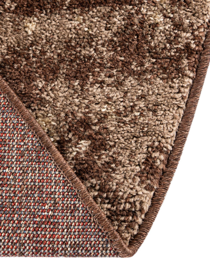 Autumn Meadow Collection Area Rug - Harvesthill Round Brown lifestyle 48