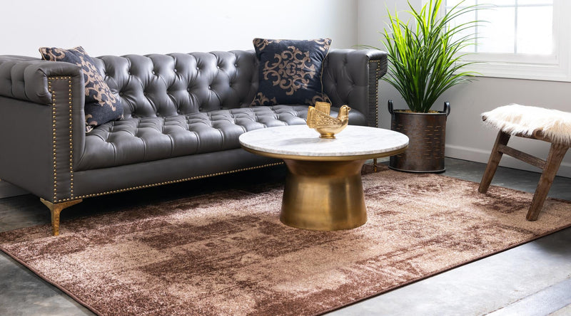 Autumn Meadow Collection Area Rug - Harvesthill Rectangle Brown lifestyle 5