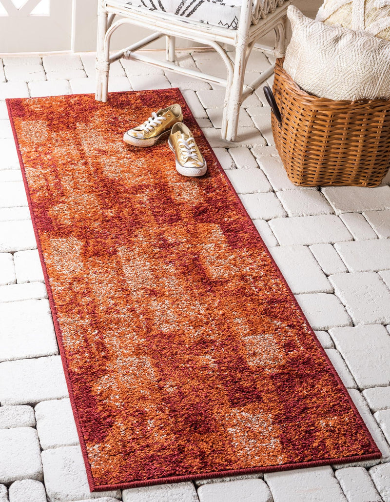 Autumn Meadow Collection Area Rug - Harvesthill Runner Terracotta lifestyle 27