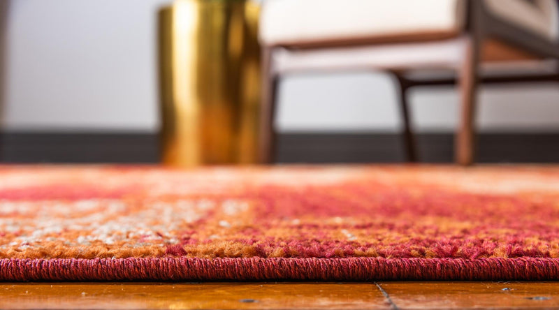 Autumn Meadow Collection Area Rug - Harvesthill Rectangle Terracotta lifestyle 10