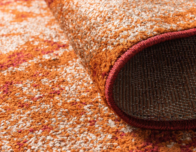 Autumn Meadow Collection Area Rug - Harvesthill Rectangle Terracotta lifestyle 14