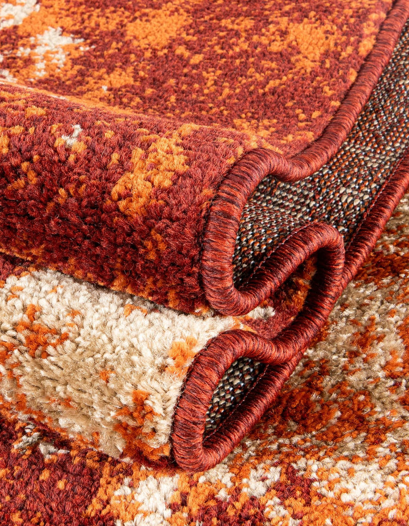Autumn Meadow Collection Area Rug - Harvesthill Rectangle Terracotta lifestyle 24