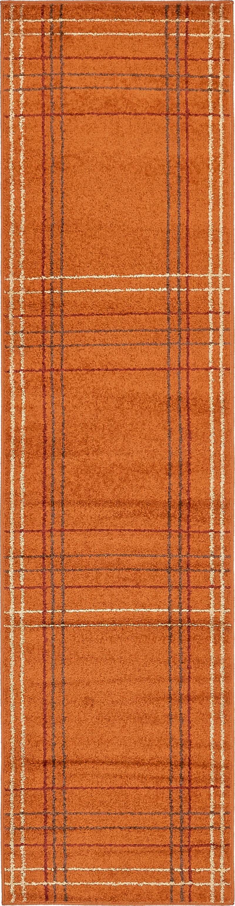 Autumn Meadow Collection Area Rug - Pumpkinpatch Runner Terracotta lifestyle 13