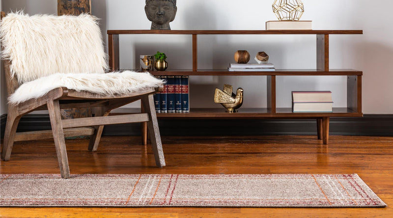 Autumn Meadow Collection Area Rug - Pumpkinpatch Runner Light Brown lifestyle 17